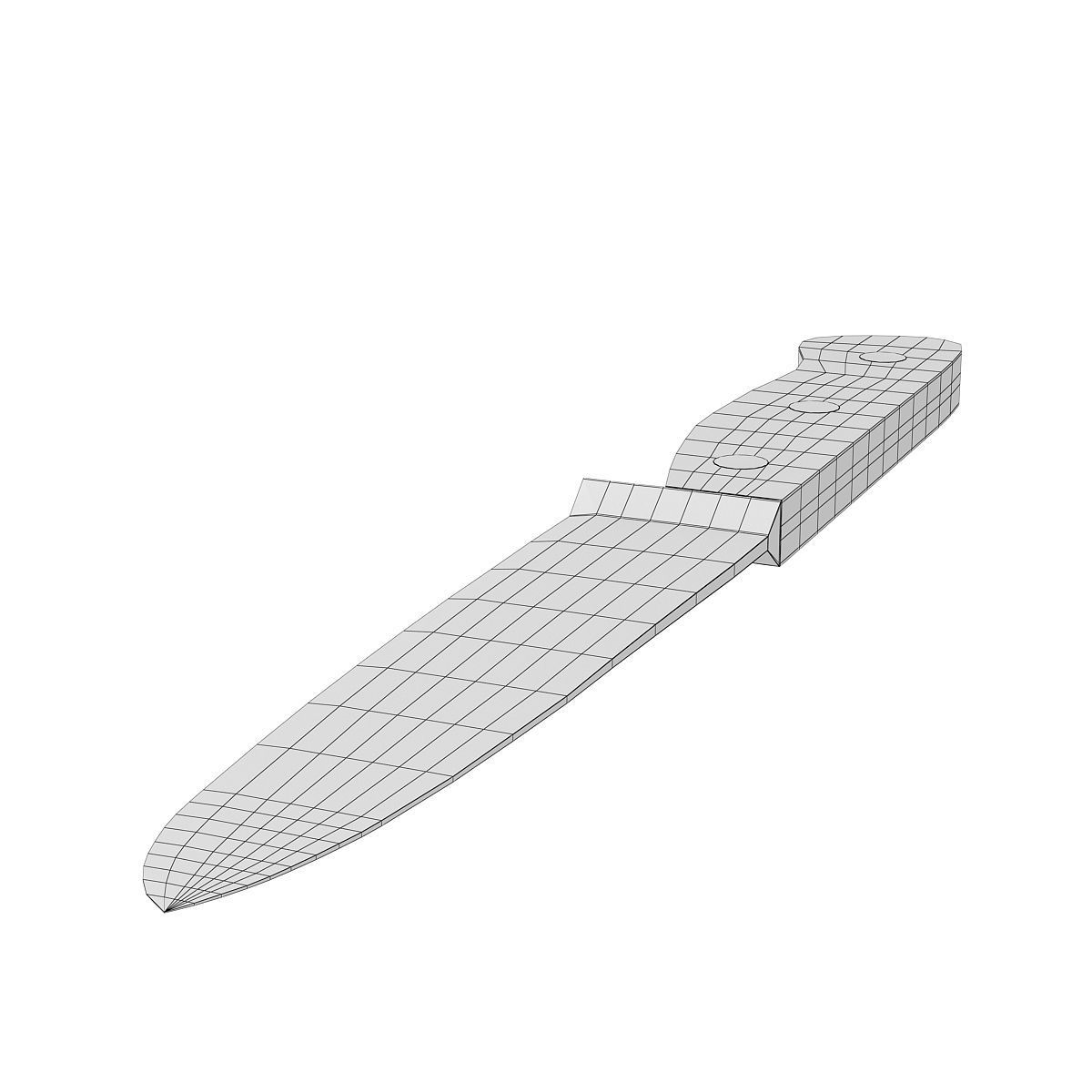 Chef Knife 3D model_10