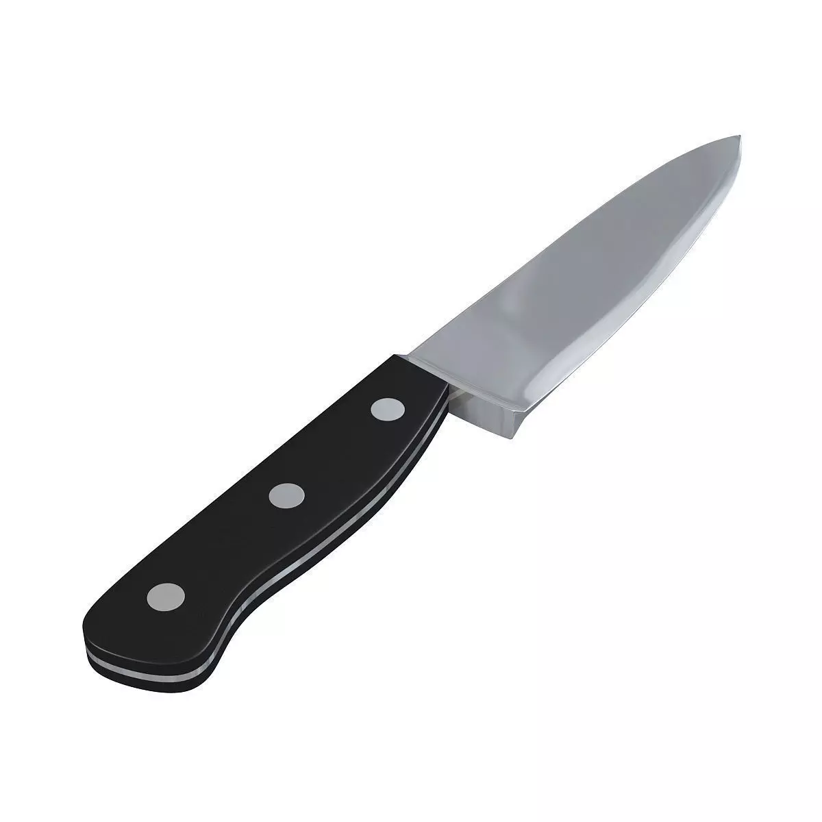Chef Knife 3D model_0