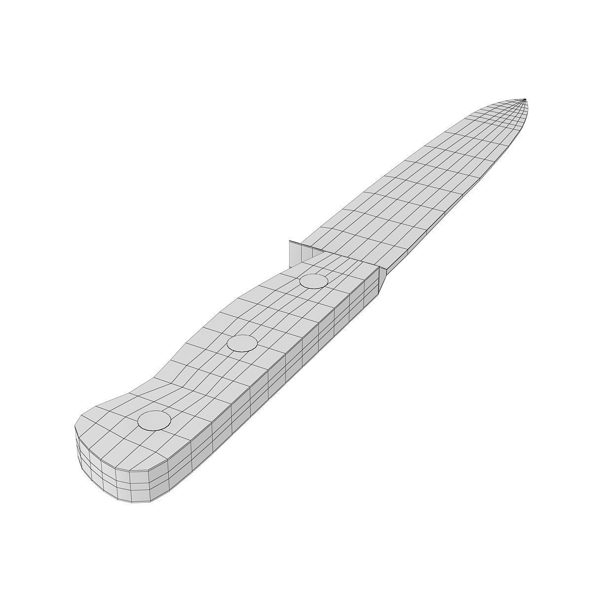 Chef Knife 3D model_9
