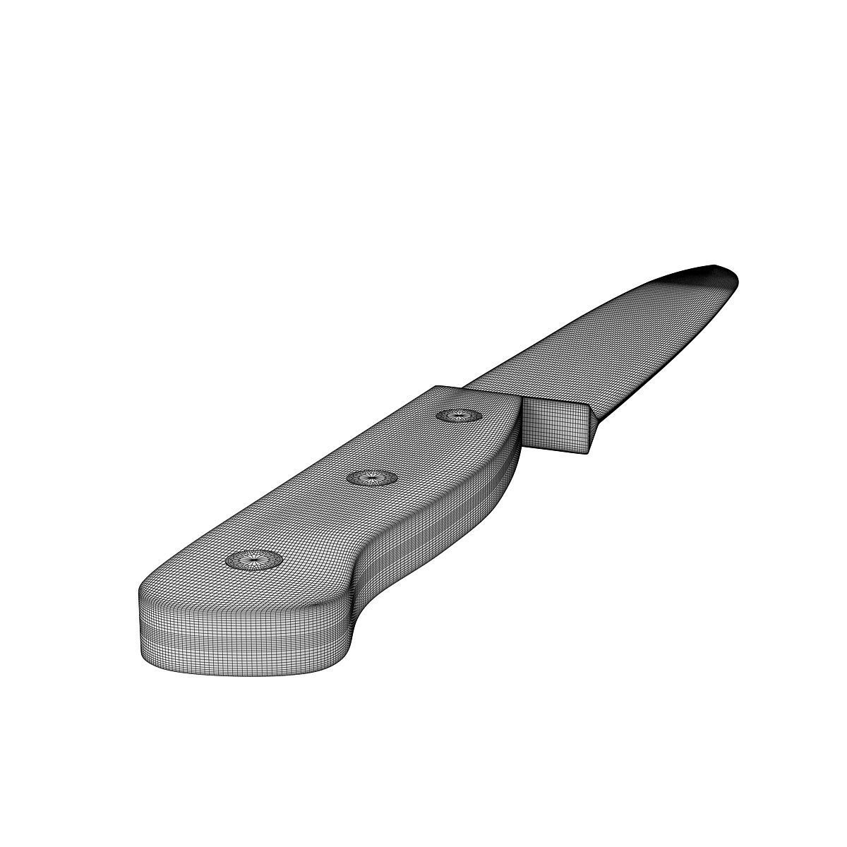 Chef Knife 3D model_6