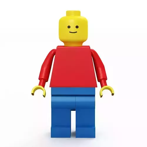 Classic Lego Man 3D model