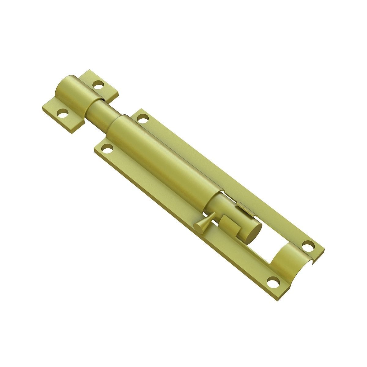 Door Latch 3D model_1