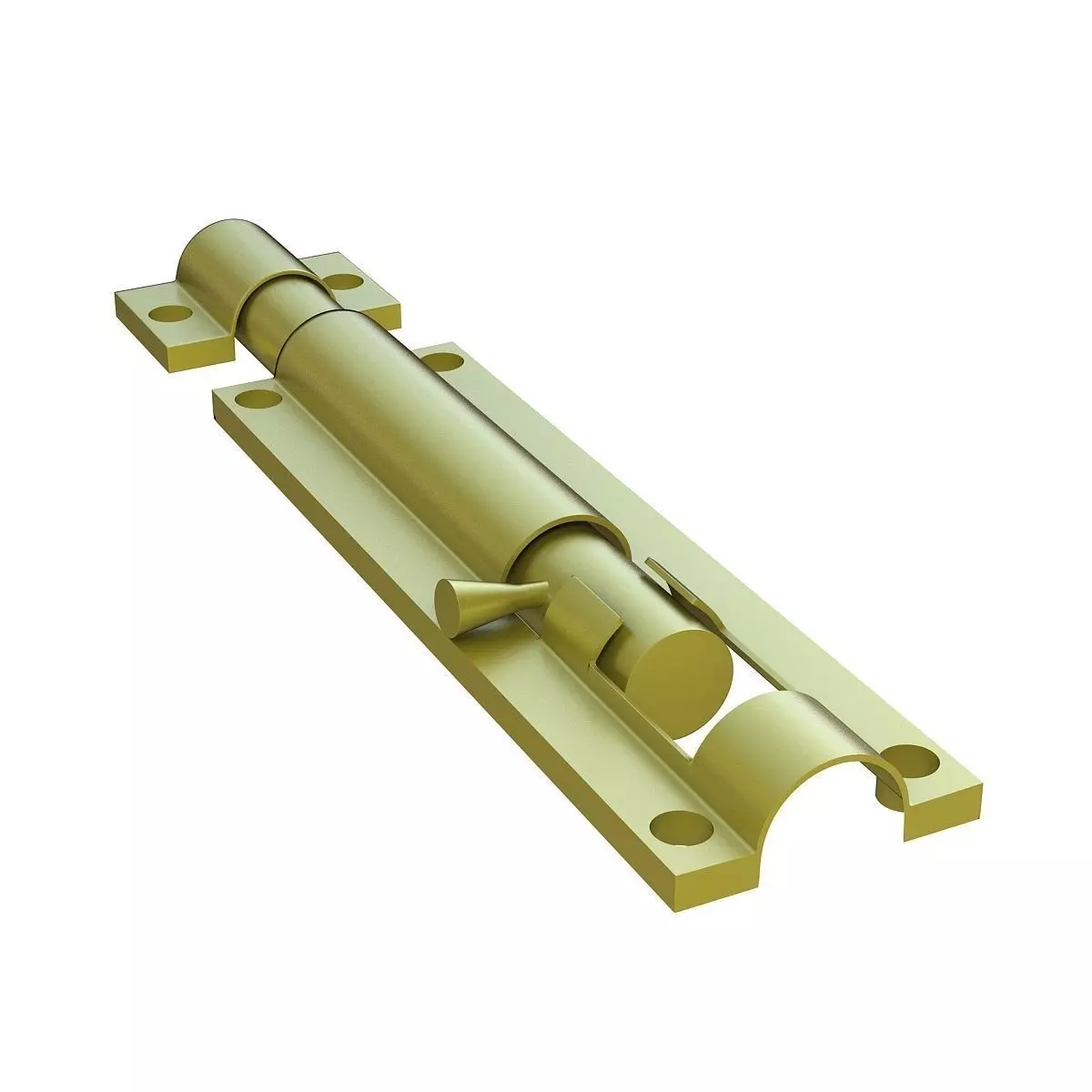 Door Latch 3D model_0