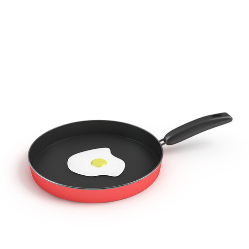 Frying Pan With Egg 3D model