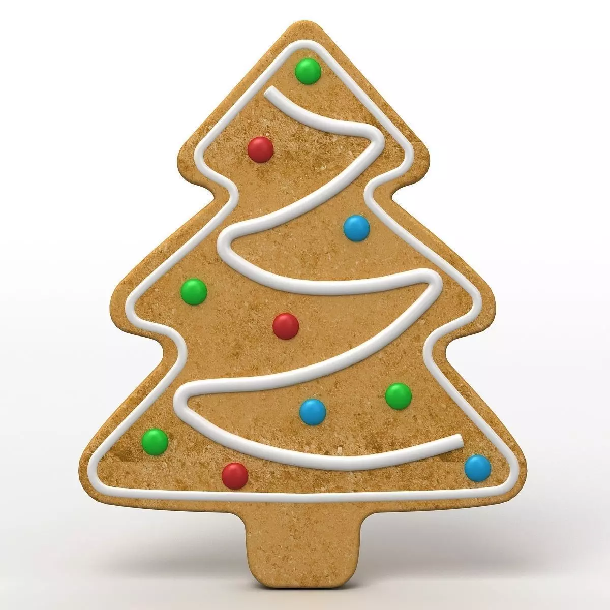 Gingerbread Cookie Tree 3D model | CGTrader