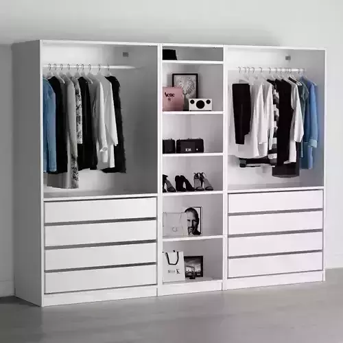 wardrobe with drawers