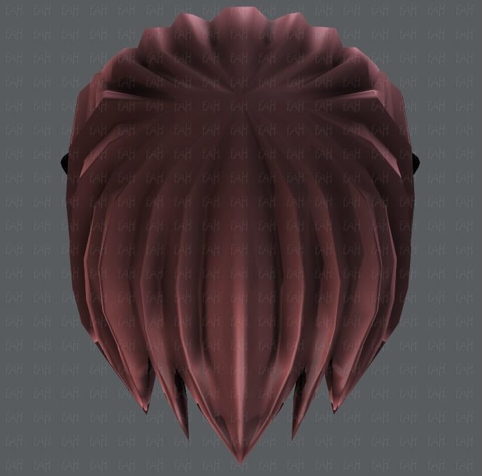 3D Hair style for boy V02 Low-poly 3D model_35