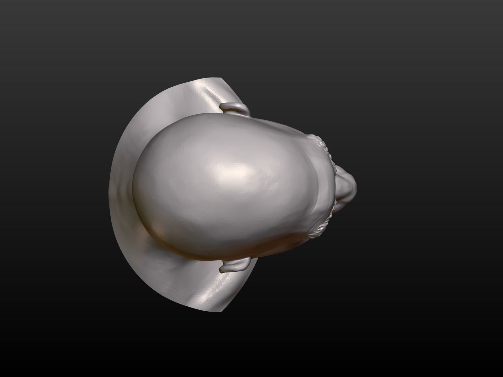 Man Head 3D print model_4