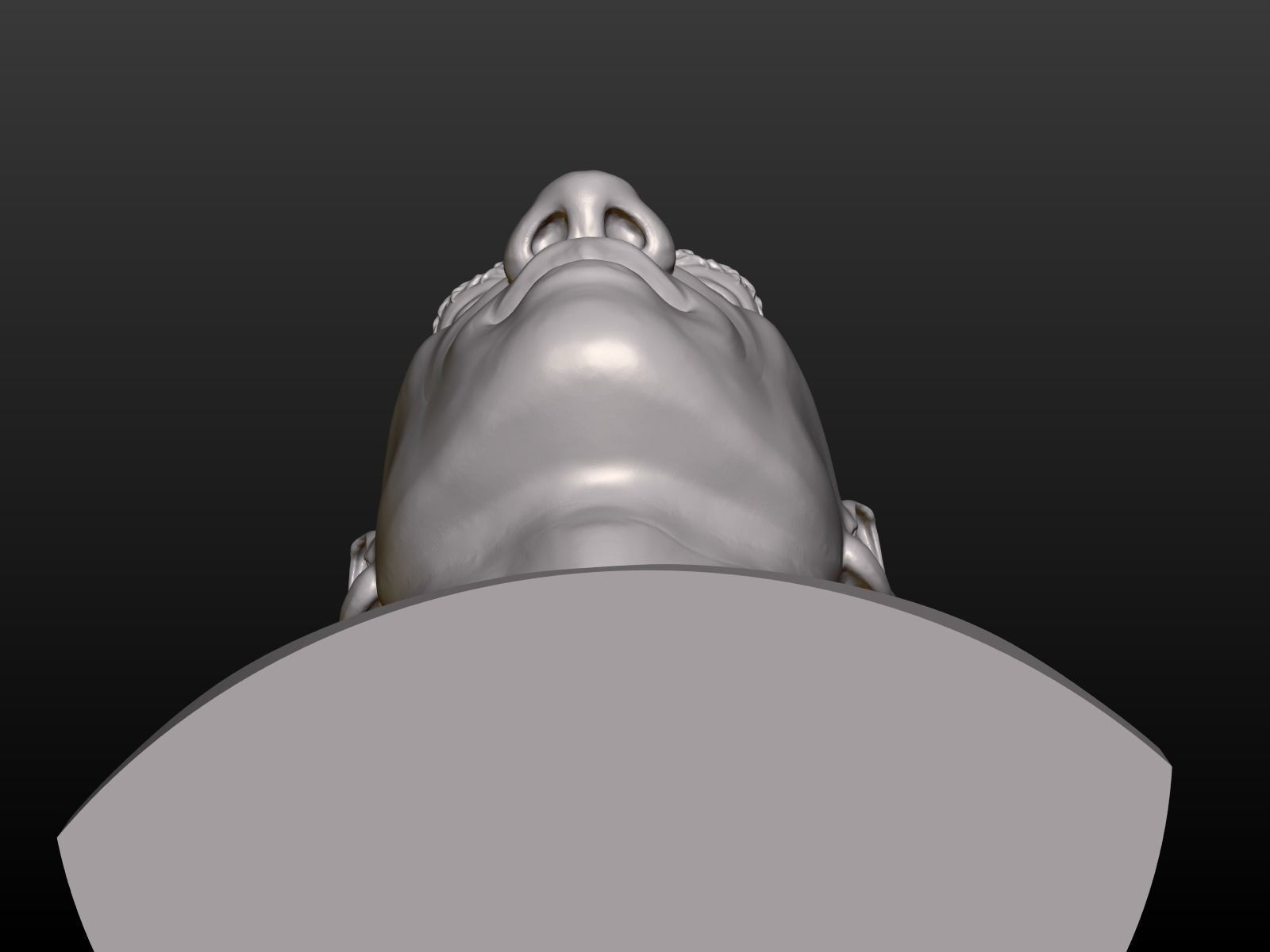 Man Head 3D print model_12