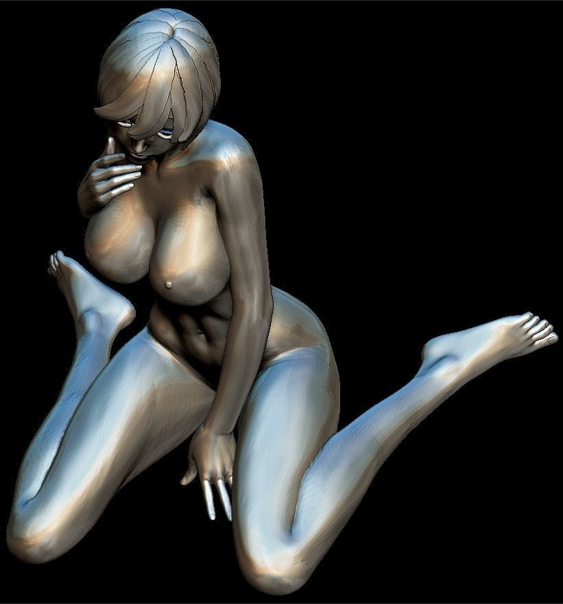 Nude Woman 3D print model_4