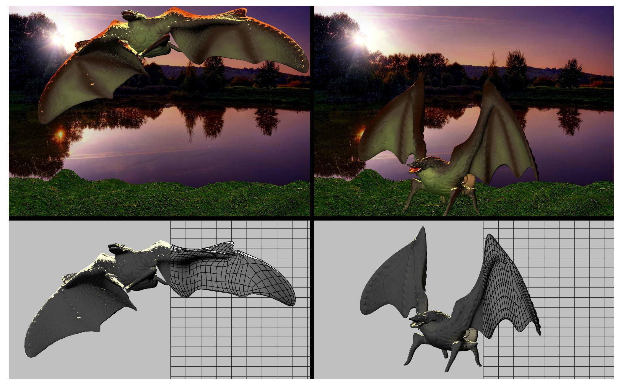 New Dino Low-poly 3D model_18