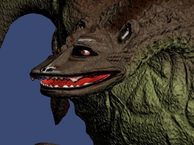 New Dino Low-poly 3D model_11