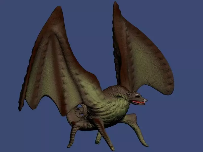 New Dino Low-poly 3D model_0