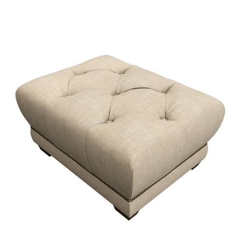  Restoration Hardware  Savoy Upholstered Ottoman Low-poly 3D model