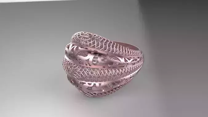 Resin casting designed ring RZ-R1864