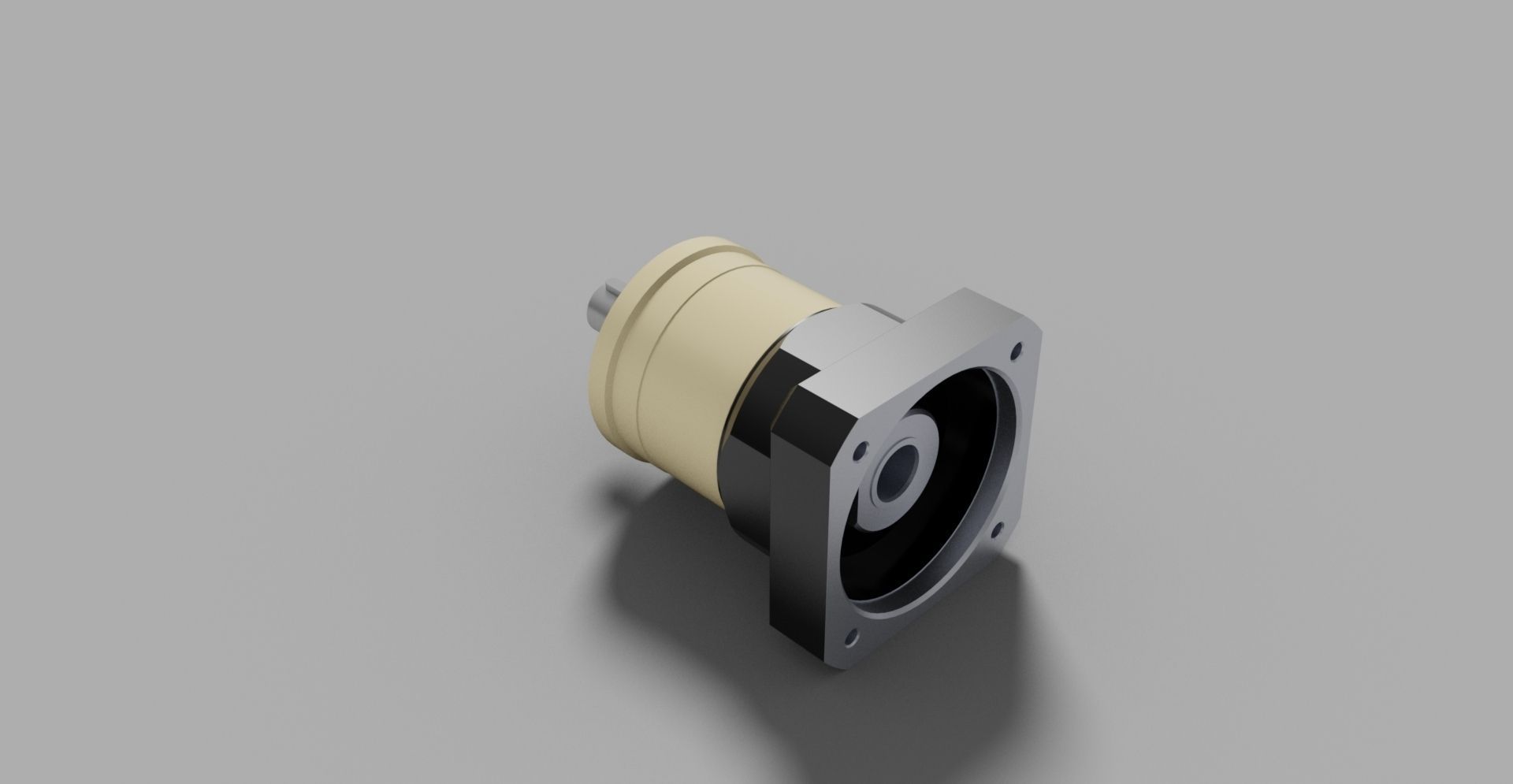 Servo gearbox Free 3D model_1