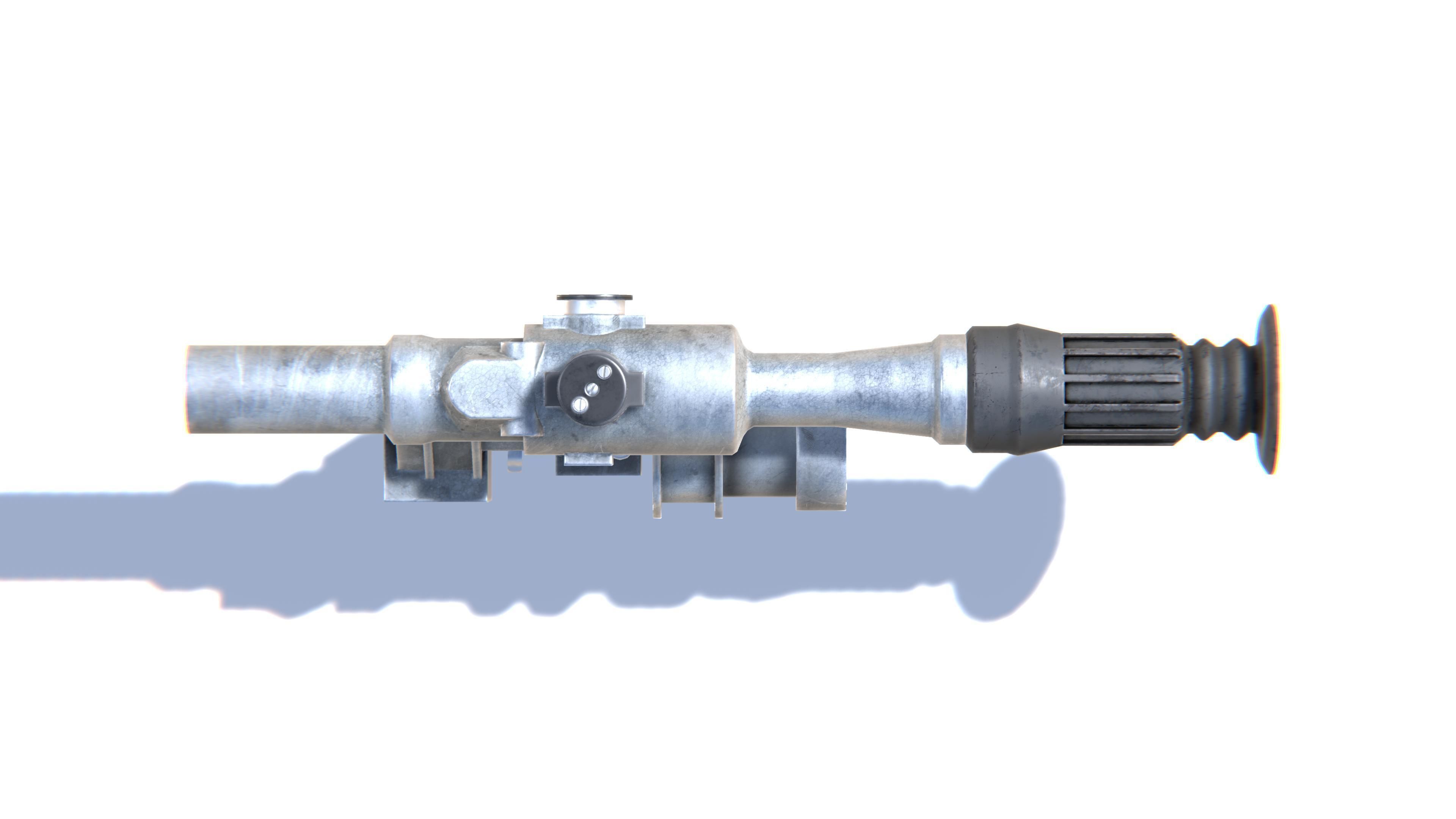 Sniper Scope PSO Low-poly 3D model_22