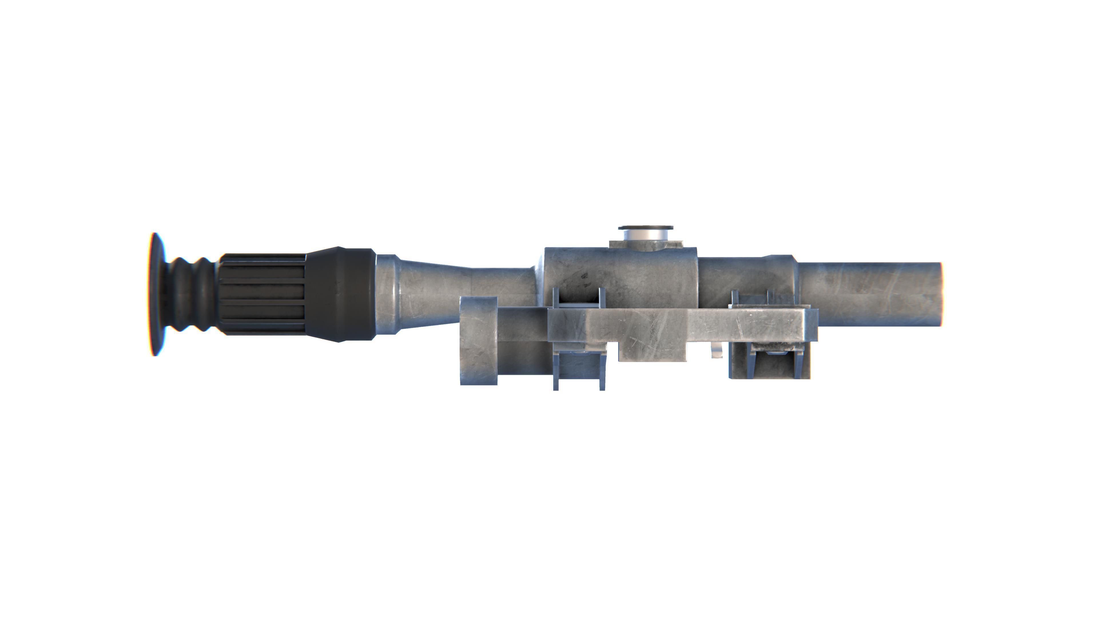 Sniper Scope PSO Low-poly 3D model_23