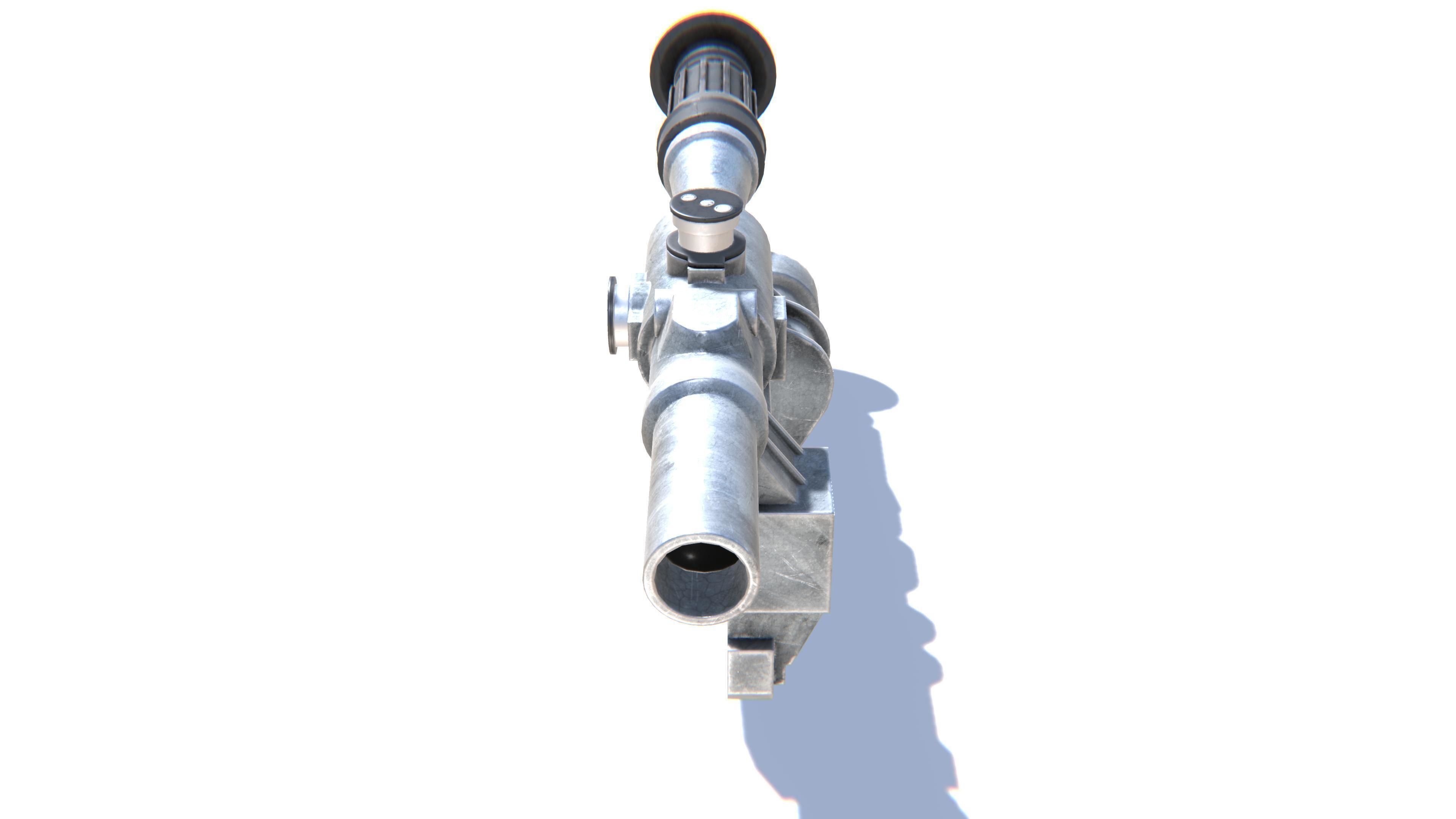 Sniper Scope PSO Low-poly 3D model_8