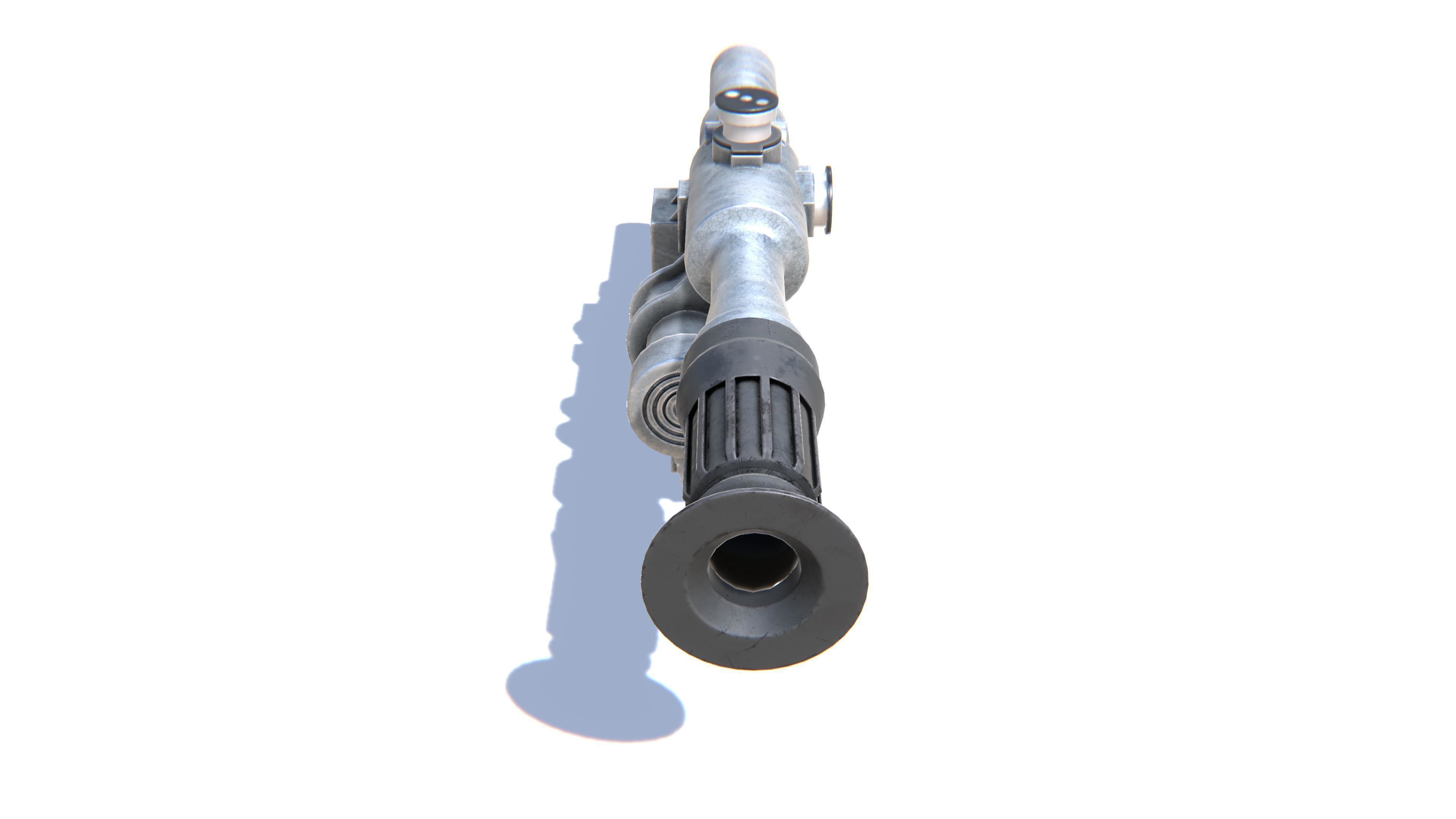 Sniper Scope PSO Low-poly 3D model_4