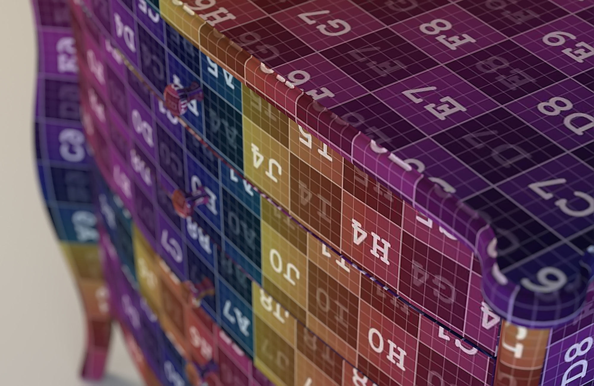 Commode Orange 3D model_6