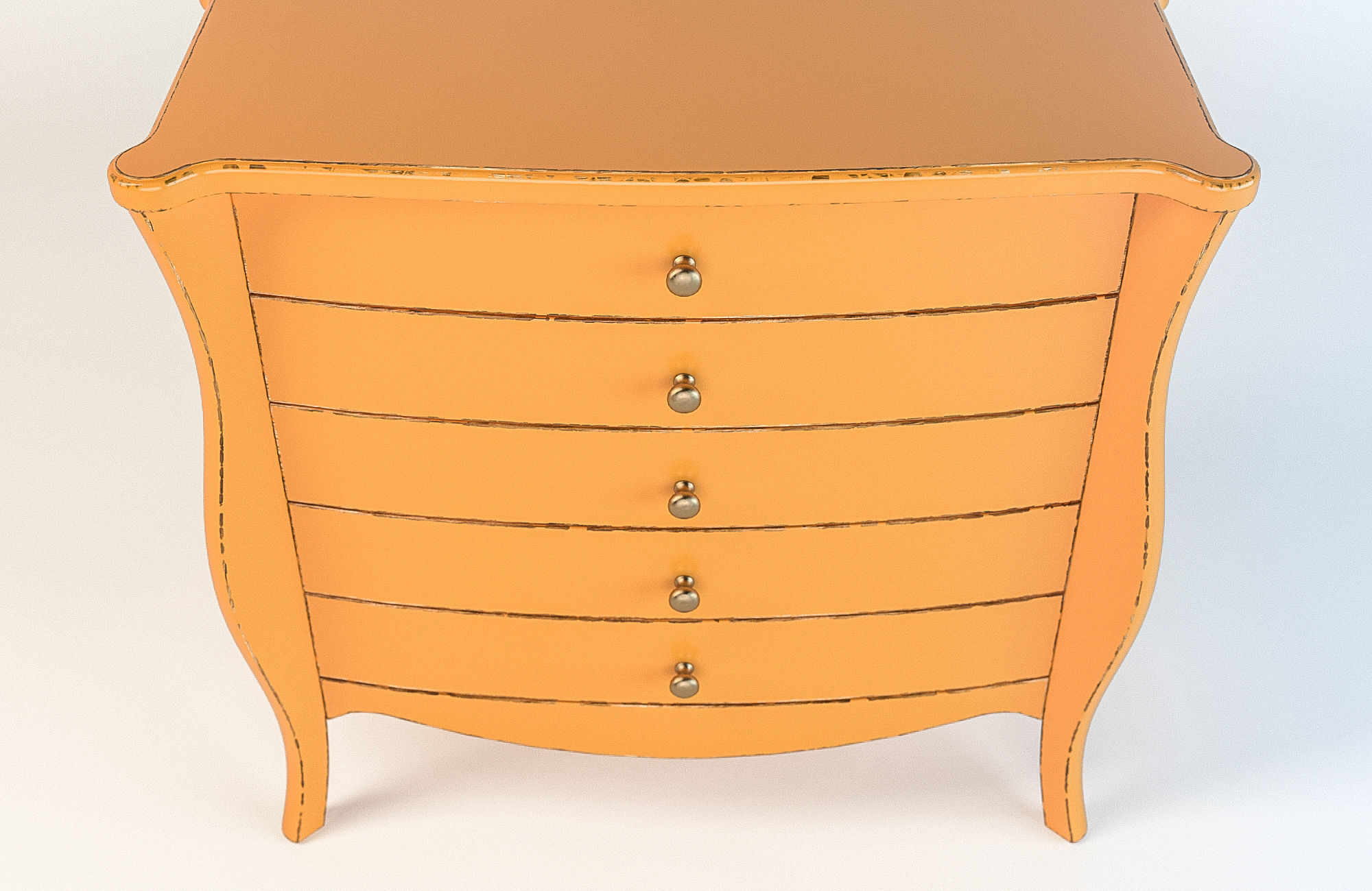 Commode Orange 3D model_1