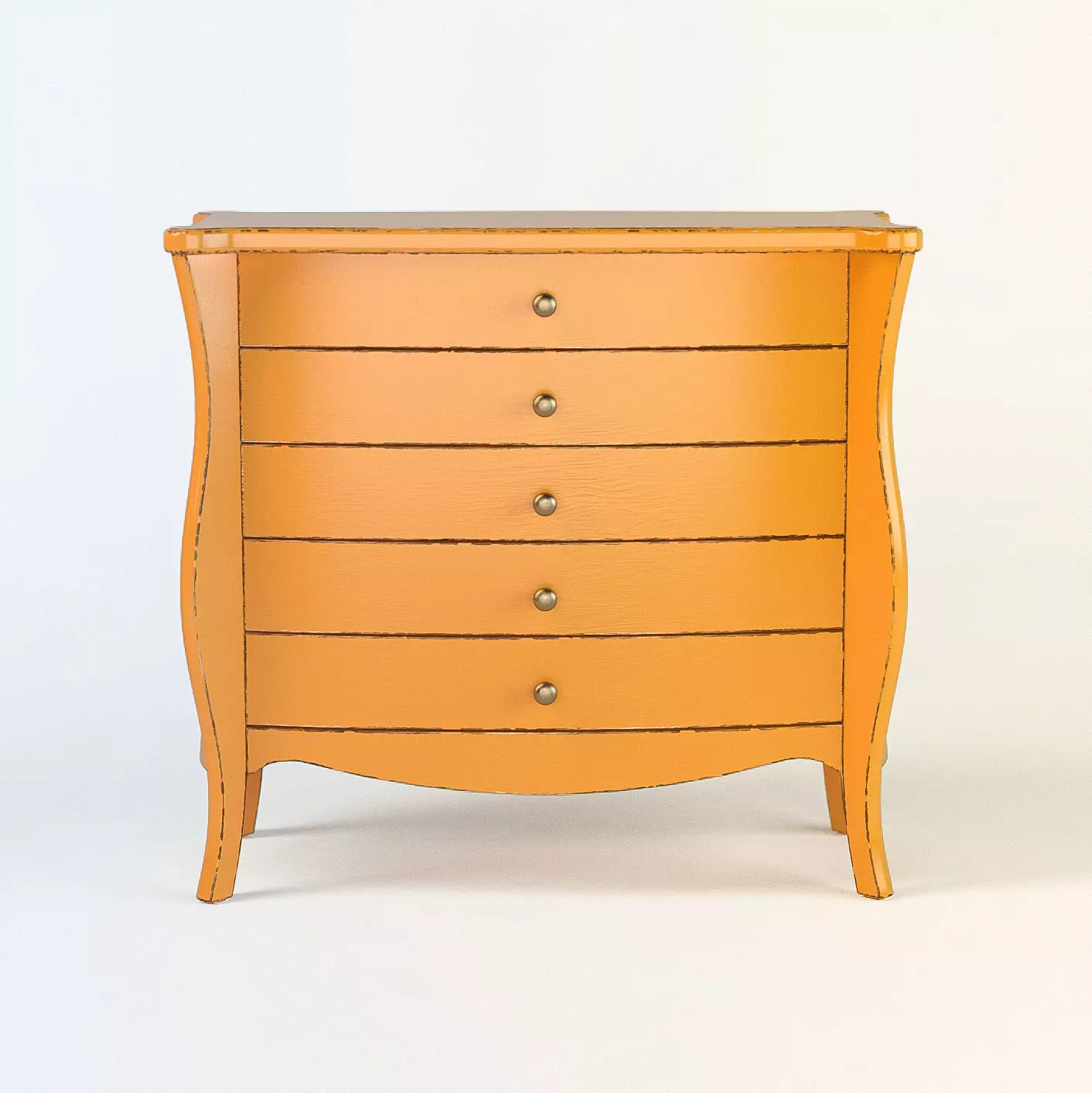 Commode Orange 3D model_0