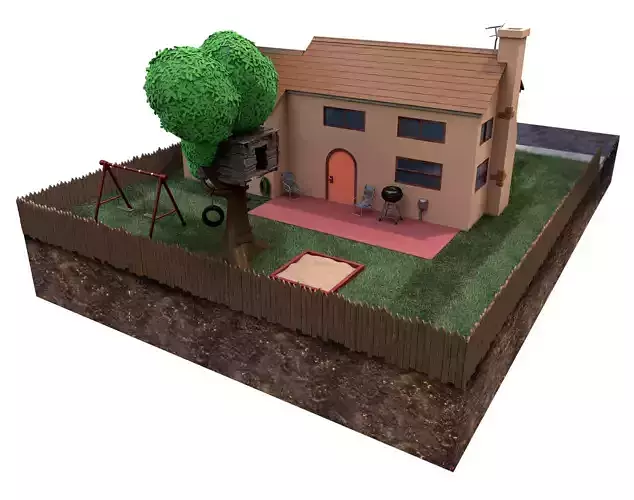 Simpsons house 3D model