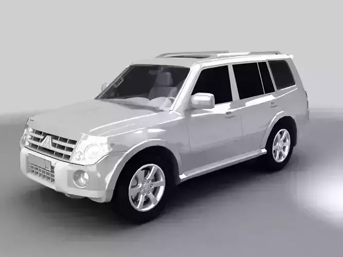 Pajero 2008 3ds model