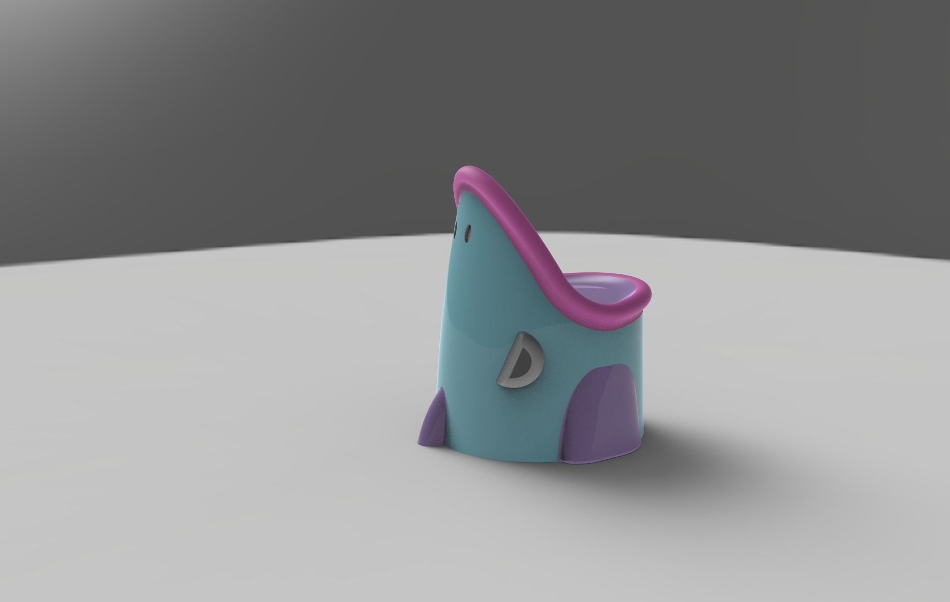 Carp chair Free low-poly 3D model_1