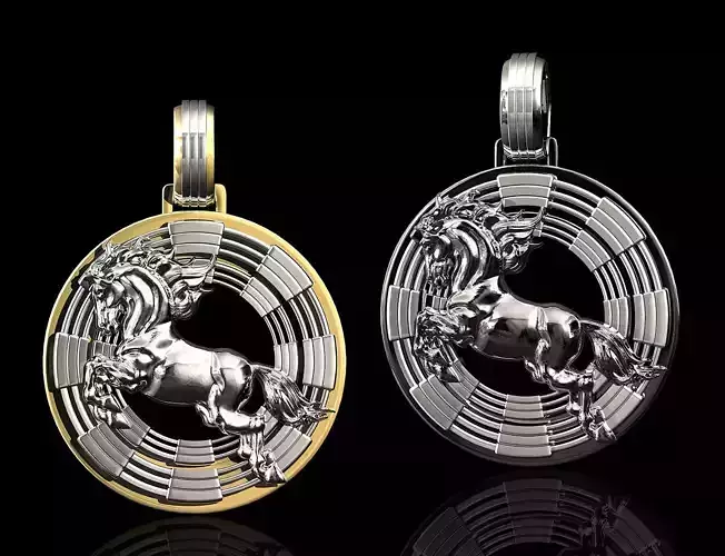 Race Horse Pendant
