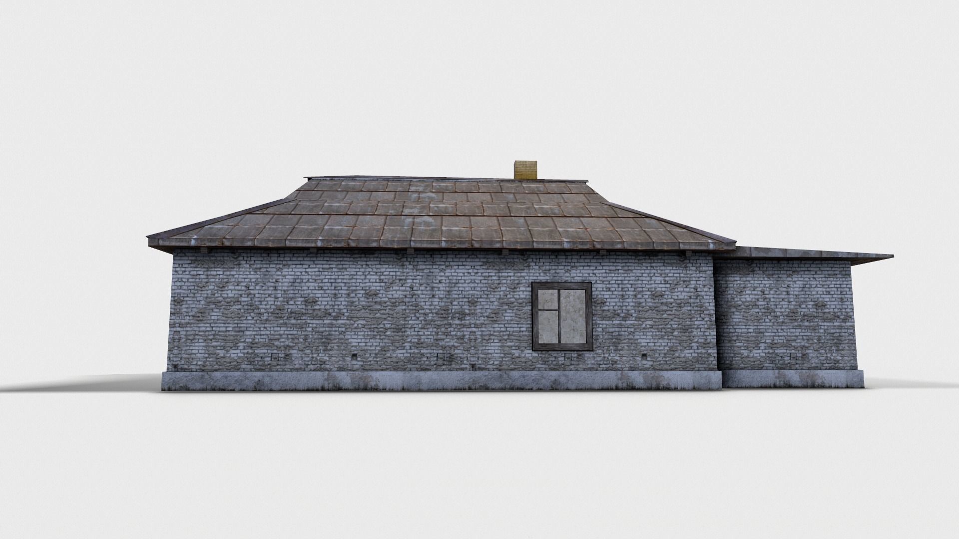 3D  Old House 07 Low-poly 3D model_8