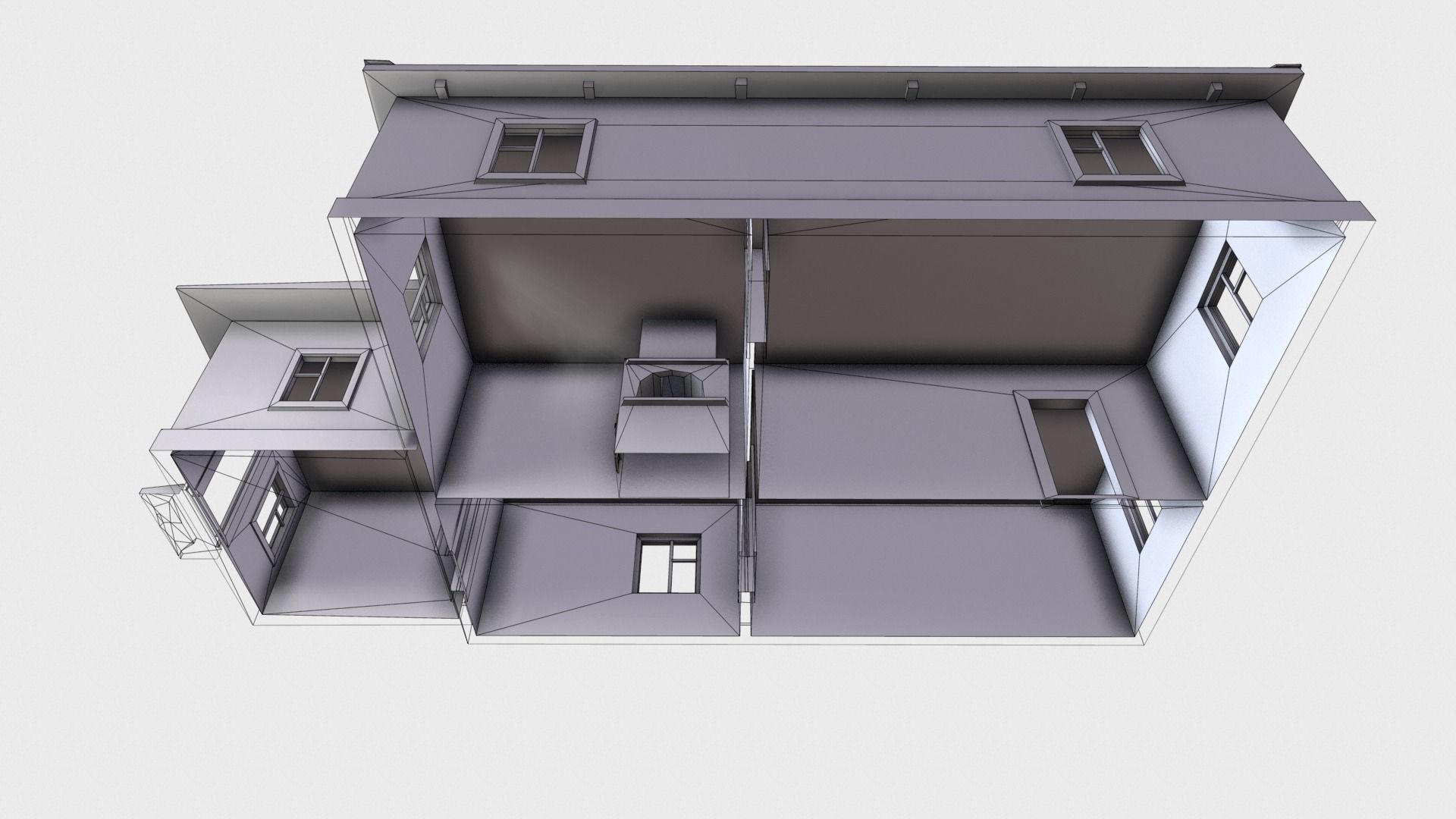 3D  Old House 07 Low-poly 3D model_21