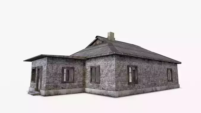 3D  Old House 07 Low-poly 3D model