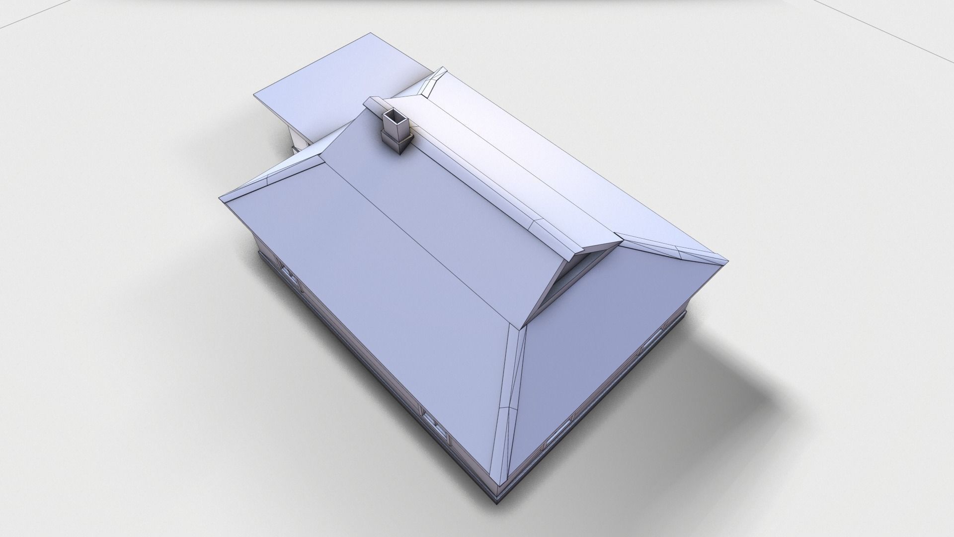 3D  Old House 07 Low-poly 3D model_20