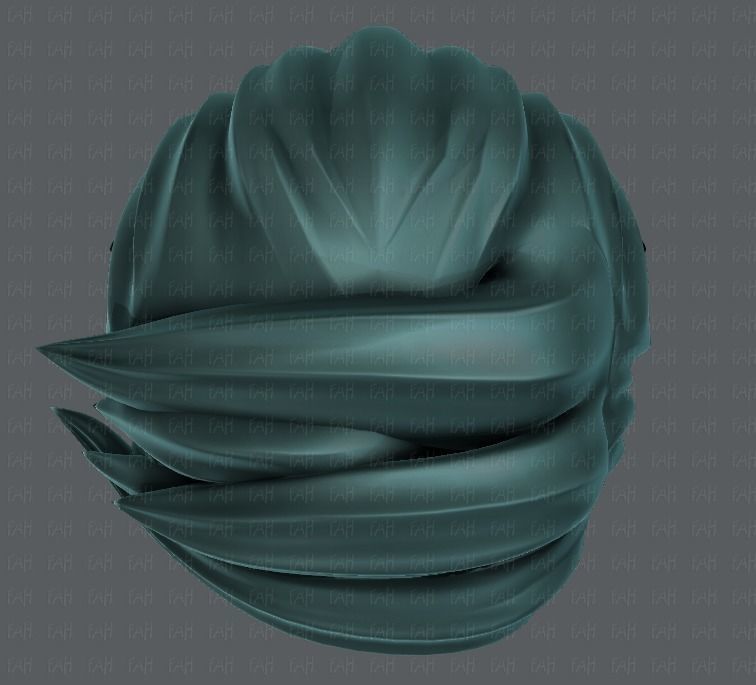 3D Hair style for boy V03 Low-poly 3D model_33