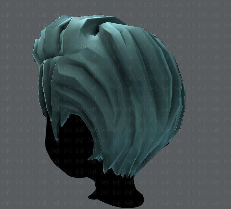 3D Hair style for boy V03 Low-poly 3D model_22