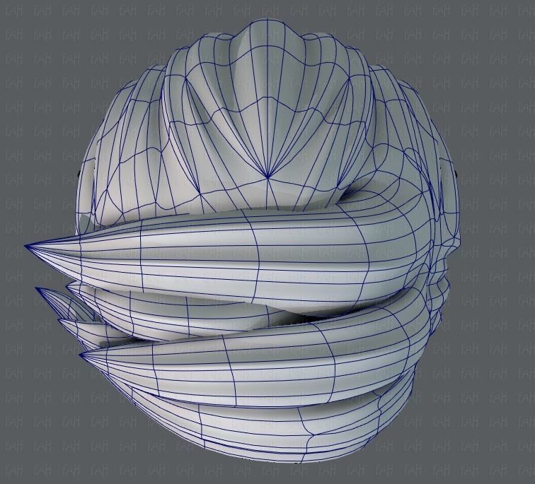 3D Hair style for boy V03 Low-poly 3D model_34