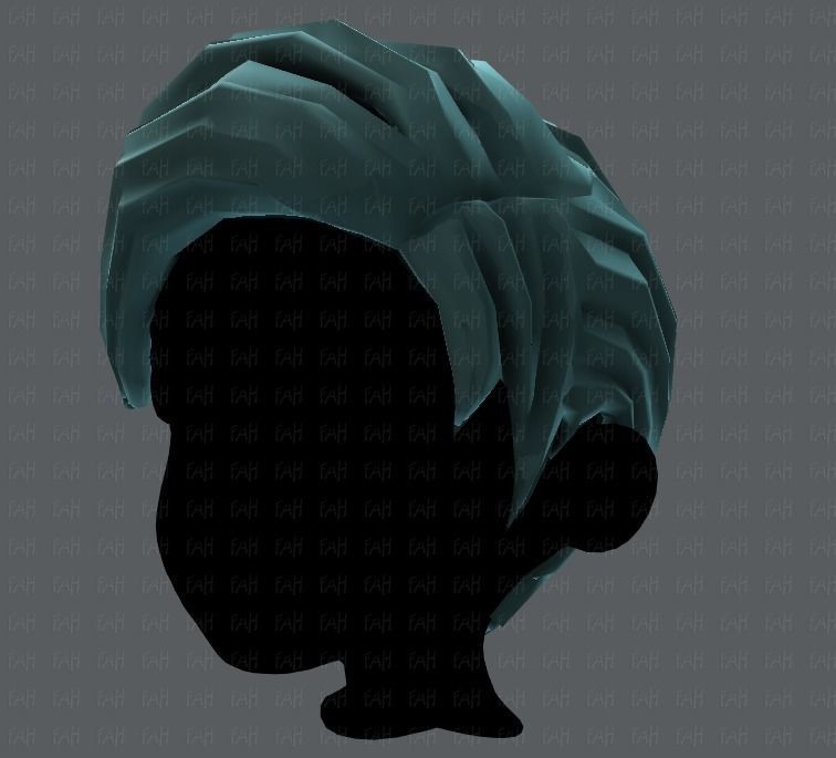 3D Hair style for boy V03 Low-poly 3D model_24