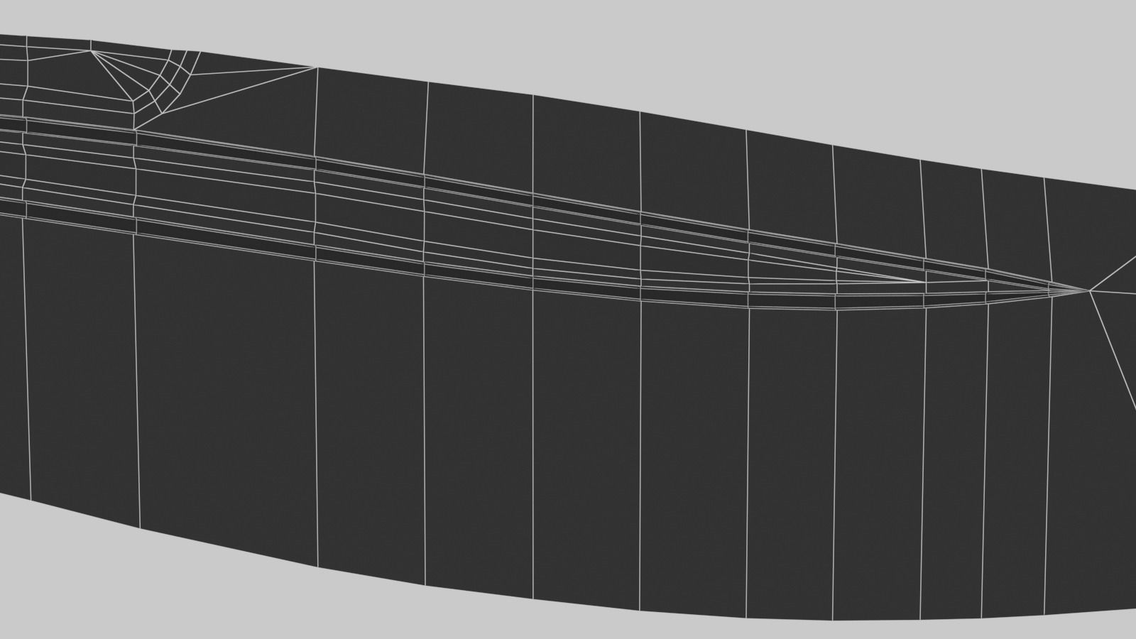 Falcata sword Low-poly 3D model_21