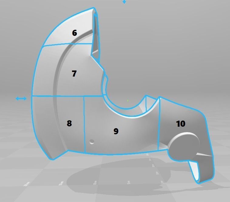 Deathstroke Injustice Helmet 3D print model_8