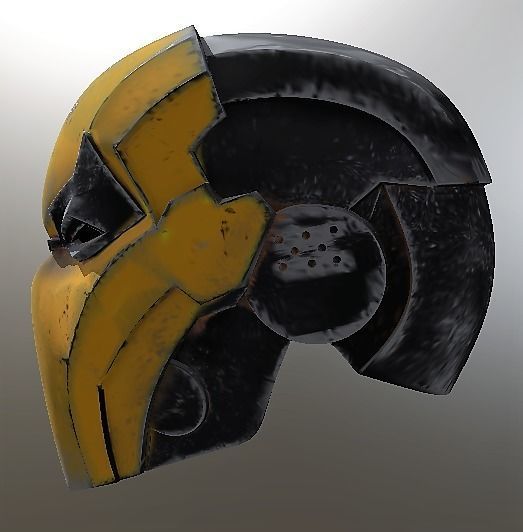 Deathstroke Injustice Helmet 3D print model_4