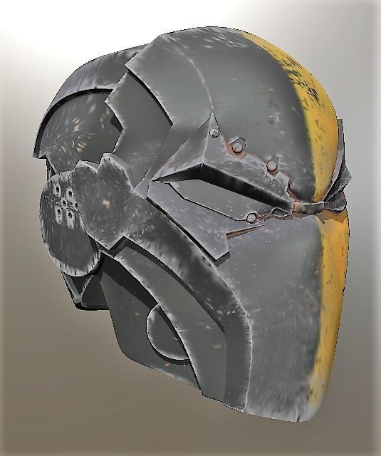 Deathstroke Injustice Helmet 3D print model_5