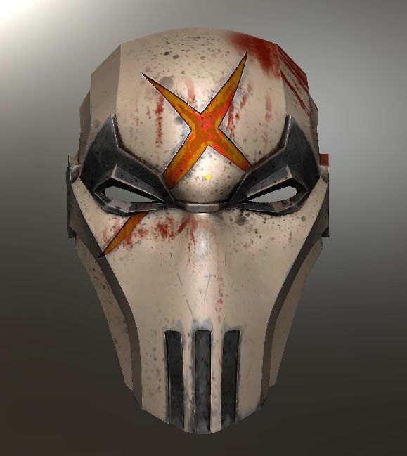 Deathstroke Injustice Helmet 3D print model_3