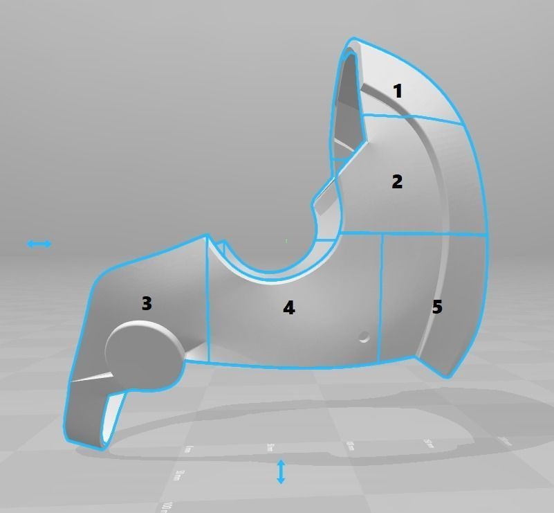 Deathstroke Injustice Helmet 3D print model_10