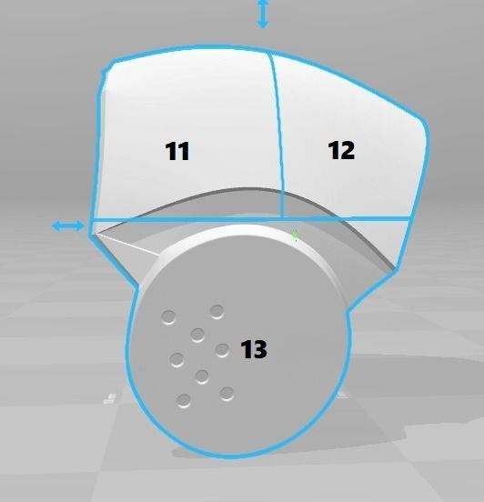 Deathstroke Injustice Helmet 3D print model_9