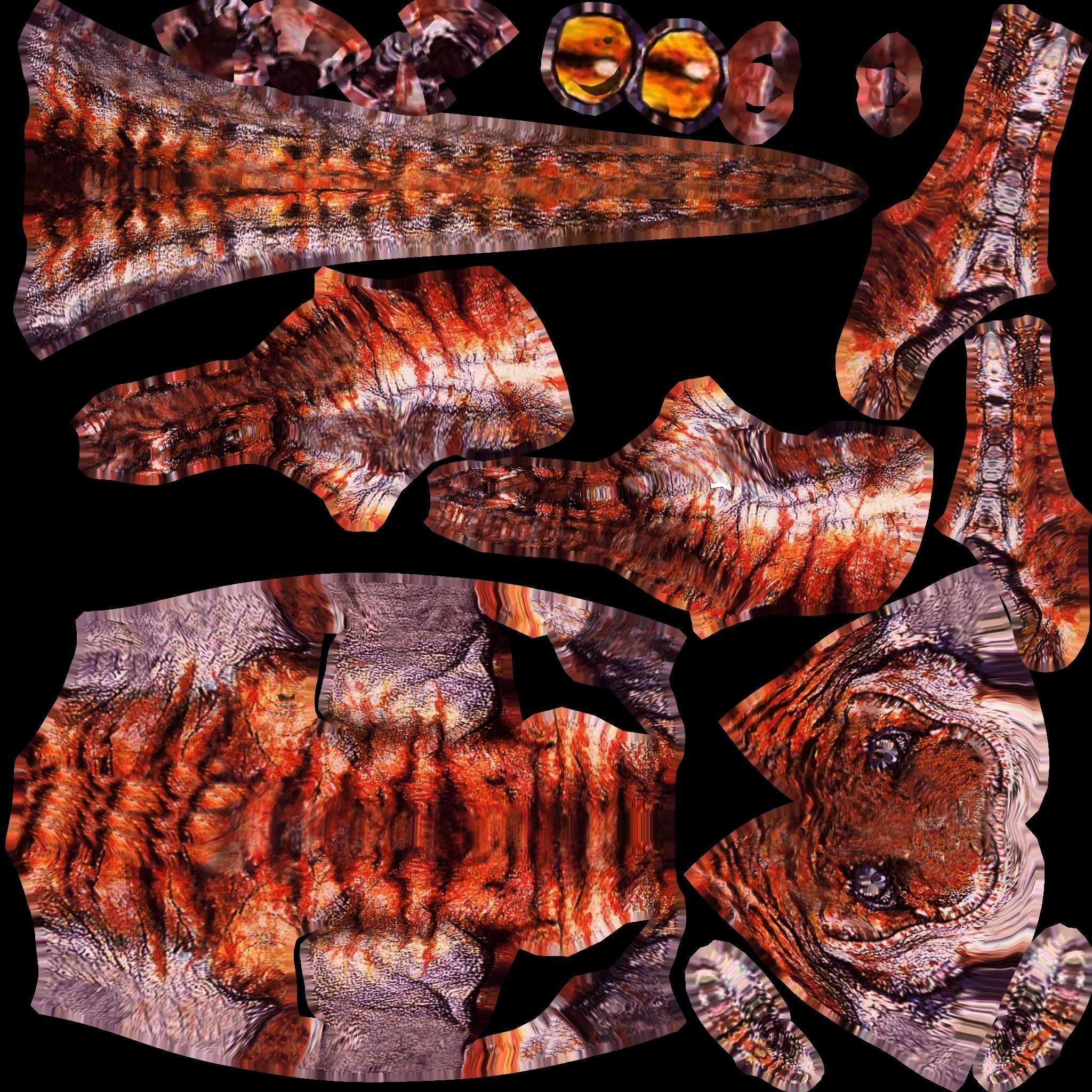 3D Animated and Rigged Raptor Dinosaur Velociraptor Low-poly 3D model_7