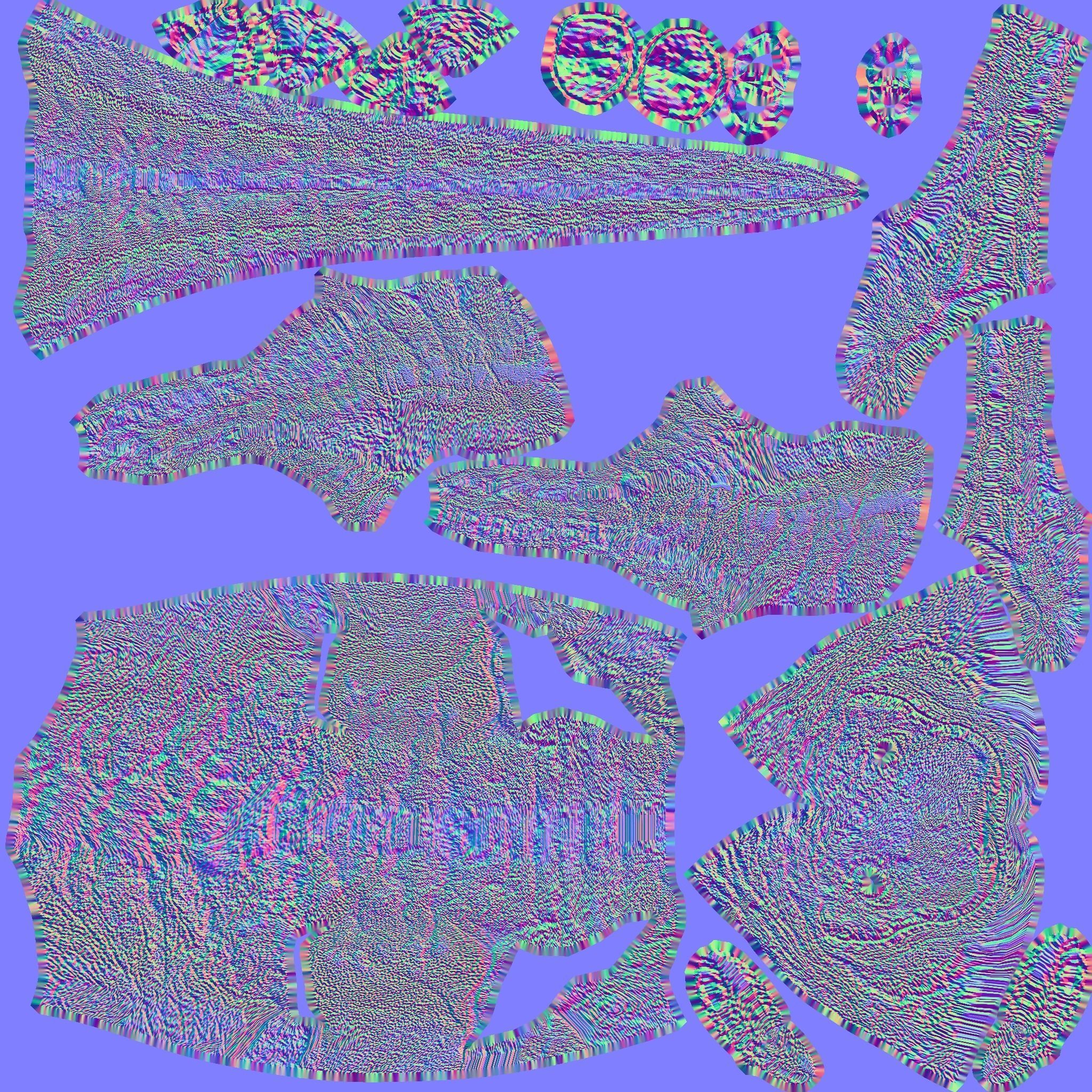 3D Animated and Rigged Raptor Dinosaur Velociraptor Low-poly 3D model_9