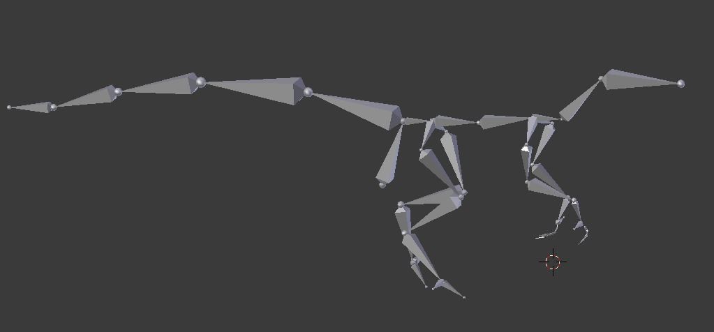 3D Animated and Rigged Raptor Dinosaur Velociraptor Low-poly 3D model_4