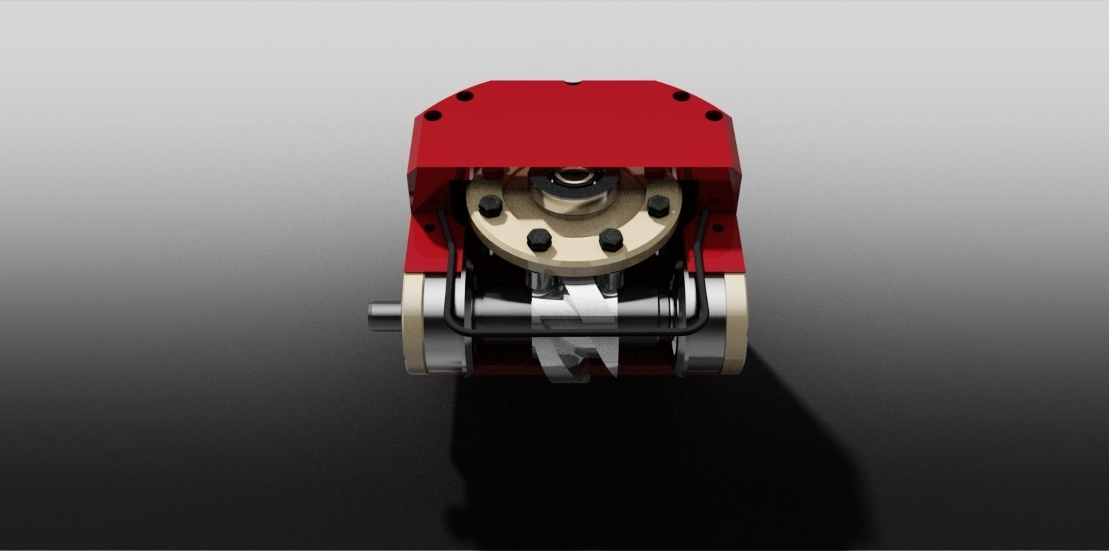 GLOBOIDAL CAM INDEXER Free 3D model_2